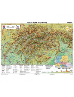 Slovensko - vlastivedná mapa/Prehľad dejín (A3)
