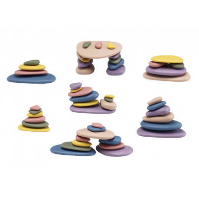 Farebné kamene - rodinka, kreatívna sada