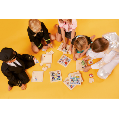 Povolania, sada 10 puzzle