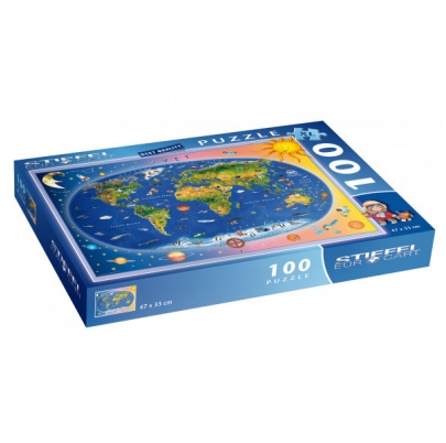 Detská mapa sveta - puzzle