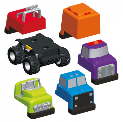 Magnetické nákladné autá - MONSTER AUTÁ