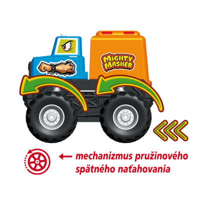 Magnetické nákladné autá - PODVOZOK MONSTER