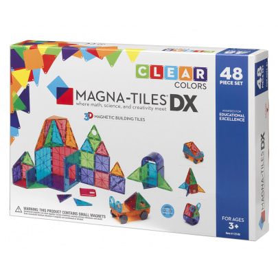 Magna-Tiles - Priehľadné farby 48