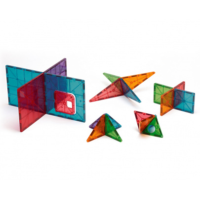 Magna-Tiles - Priehľadné farby 48