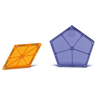 Magna-Tiles - Priehľadné farby 8 - mnohouholníky