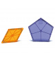 Magna-Tiles - Priehľadné farby 8 - mnohouholníky