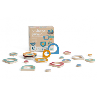 Puzzle tri tvary - pamäťová hra