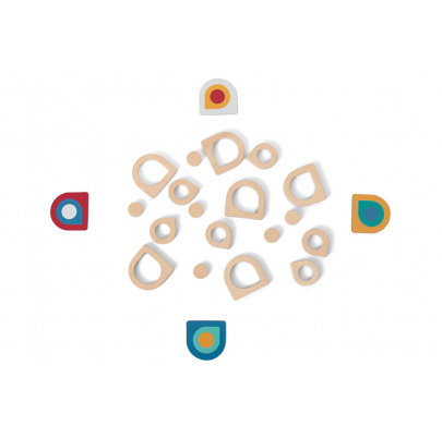 Puzzle tri tvary - pamäťová hra