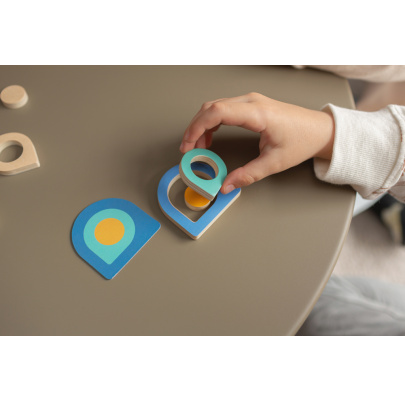 Puzzle tri tvary - pamäťová hra