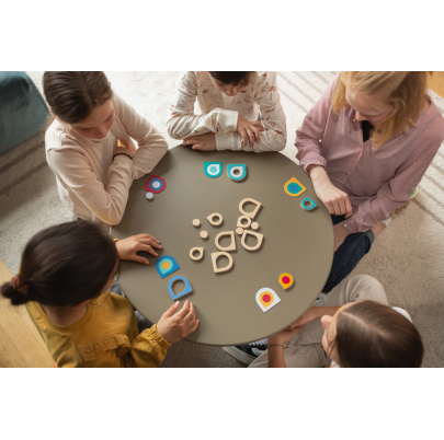 Puzzle tri tvary - pamäťová hra