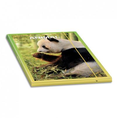 3-klopové kartónové dosky na spisy ANIMAL FRIENDS eko - 6 ks