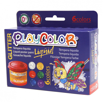 Tekutá tempera - trblietavá