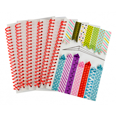 Washi dekoratívna páska, vzorovaná