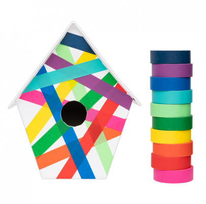 Washi dekoratívna páska, farebná