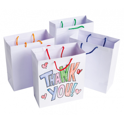 Taštičky s rúčkou, biele