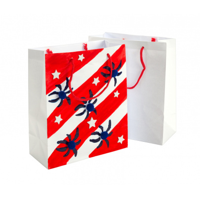 Taštičky s rúčkou, biele