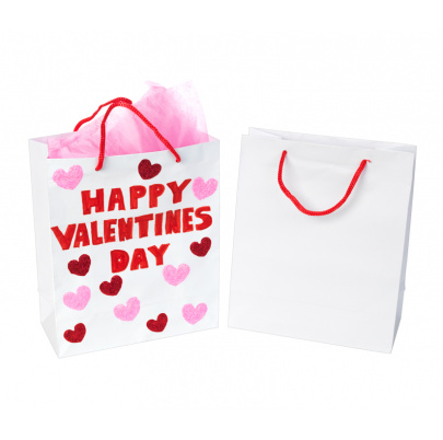 Taštičky s rúčkou, biele