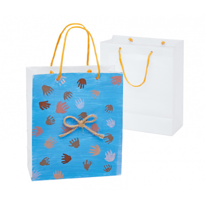 Taštičky s rúčkou, biele