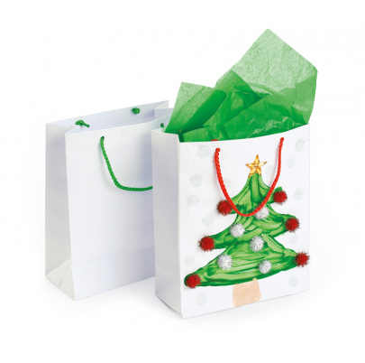 Taštičky s rúčkou, biele