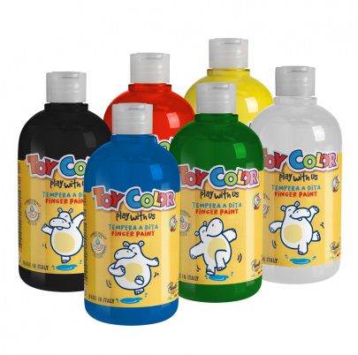 Prstové farby - 6 x 500 ml