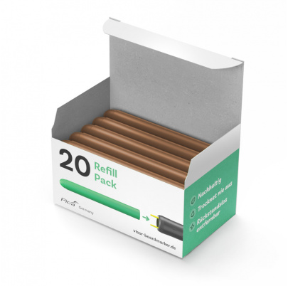 VISOR náplne 20 – jednotlivé farby na dopĺňanie