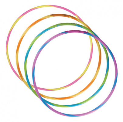 Gymnastické obruče s LED osvetlením