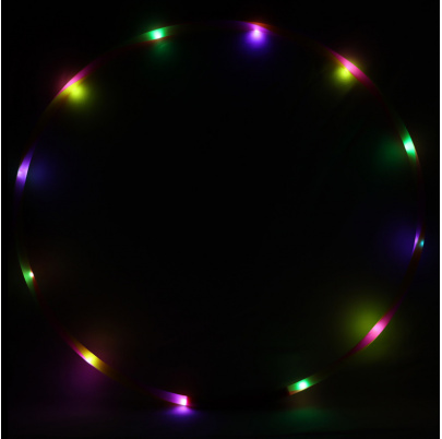 Gymnastické obruče s LED osvetlením