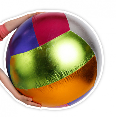 XXL Metalická lopta