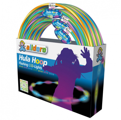 Gymnastické obruče s LED osvetlením