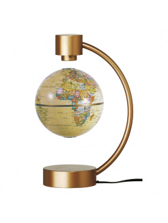 Glóbus magnetický, antický (český popis)