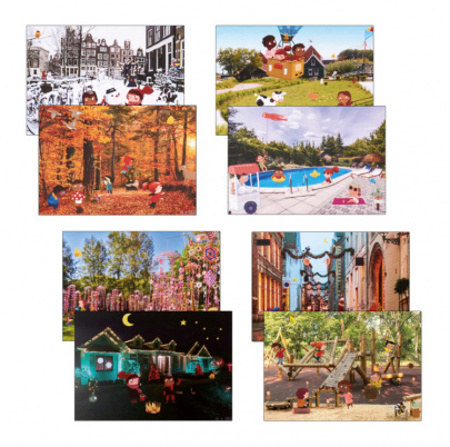 Fotopostery, obojstranné - 8 ks