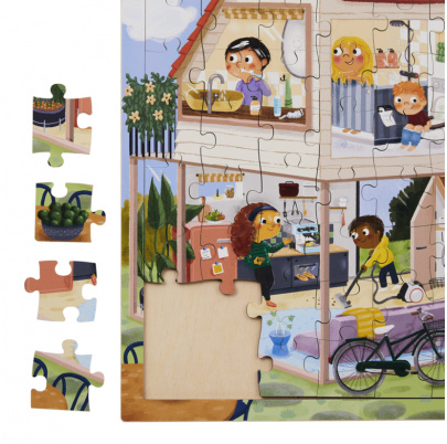 Dom a jeho zvuky, puzzle s rozšírenou realitou