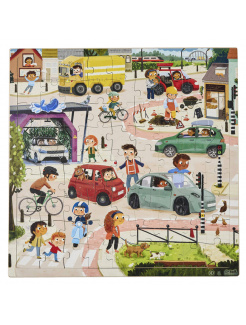 Pouličná premávka, puzzle s rozšírenou realitou