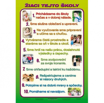 Na našej škole - 10 pravidiel