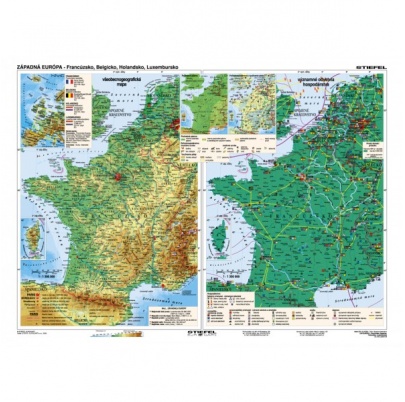 Západná Európa - všeobecnogeografická/hospodárska