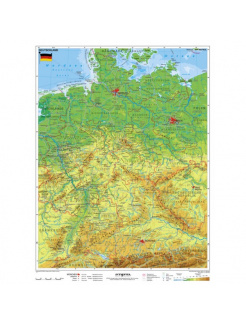 Nemecko - všeobecnogeografická, v NJ