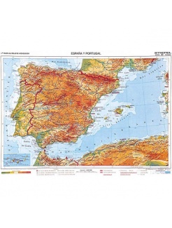 Španielsko a Portugalsko - všeobecnogeografická, v ŠJ