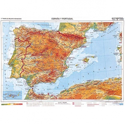Španielsko a Portugalsko - všeobecnogeografická, v ŠJ
