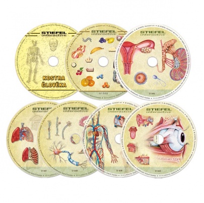 Anatómia človeka - 3 výučbové programy (SL)