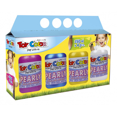 Perleťové farby - 4 x 250 ml