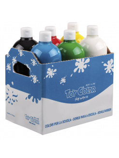 Temperové farby - 6 x 1000 ml