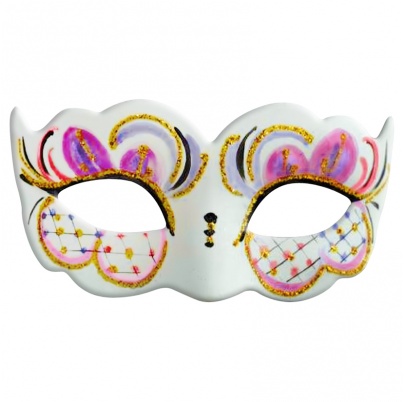 Maska na vyfarbovanie - škraboška