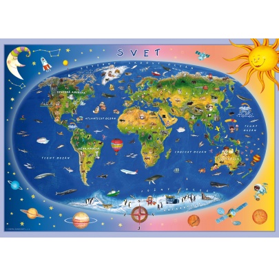 Detská mapa sveta