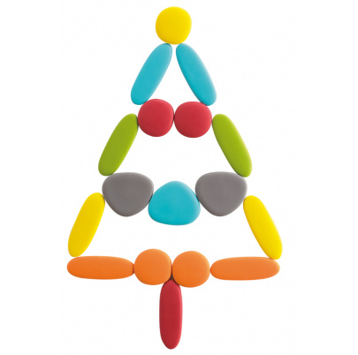 Farebné kamene - JUNIOR III, pastelové