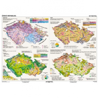 Česko - na tematických mapách, v ČJ (A3)