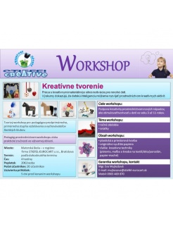 Workshop - Kreatívne tvorenie