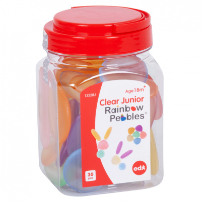 Farebné kamene - JUNIOR II, priehľadné