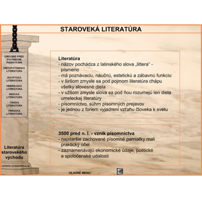 Staroveká literatúra (SL)