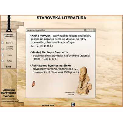 Staroveká literatúra (SL)