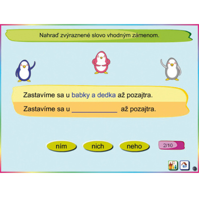 Slovné druhy - skloňovanie (SL)